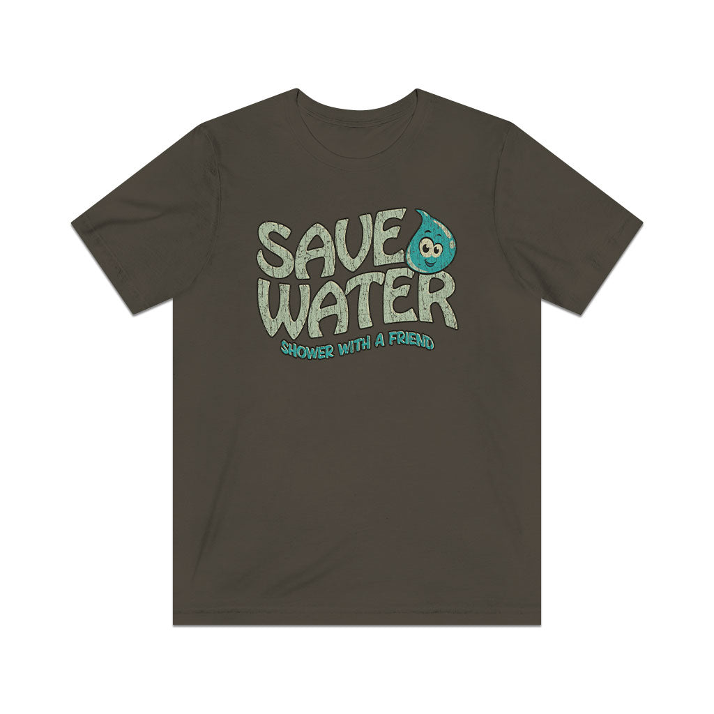 Save Water... Shower With a Friend 1993 Vintage Men's T-Shirt