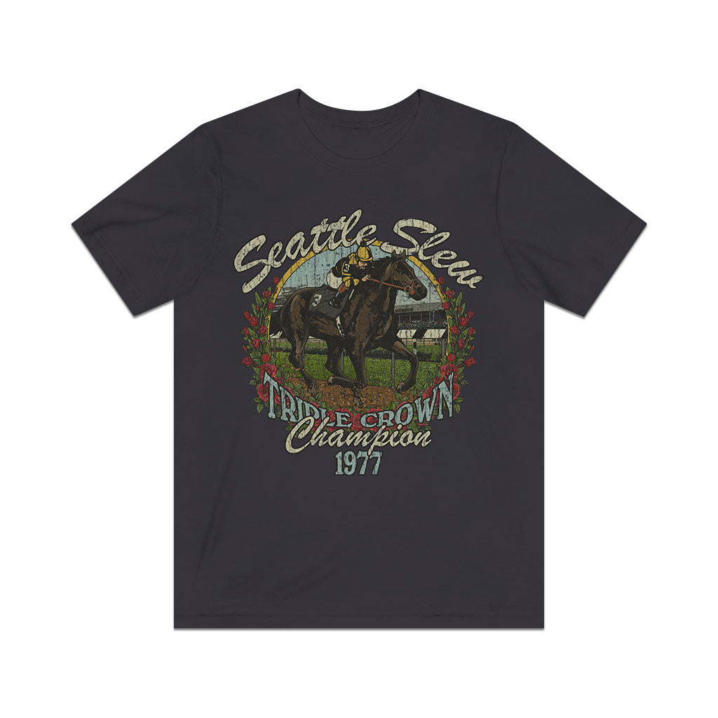 Seattle Slew Triple Crown 1977 Vintage Men's T-Shirt