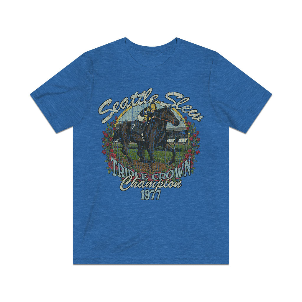 Seattle Slew Triple Crown 1977 Vintage Men's T-Shirt
