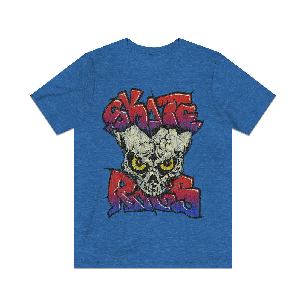 Skate Rags Graffiti Skull 1985 Vintage Men's T-Shirt