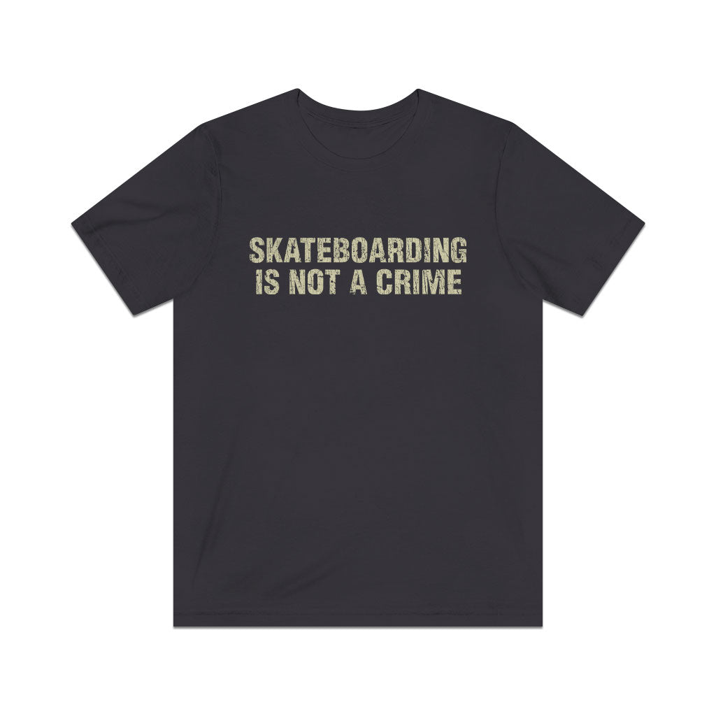 Skateboarding is Not a Crime 1988 Vintage Men's T-Shirt