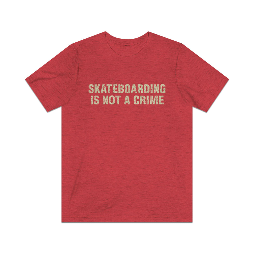 Skateboarding is Not a Crime 1988 Vintage Men's T-Shirt