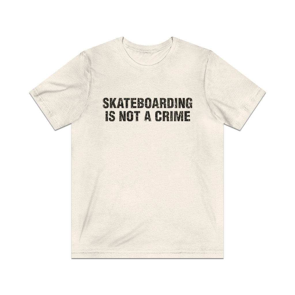 Skateboarding is Not a Crime 1988 Vintage Men's T-Shirt