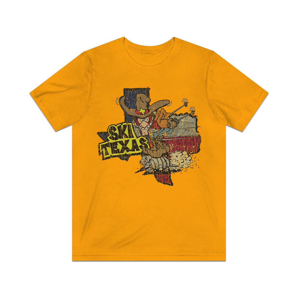 Ski Texas 1985 Vintage Men's T-Shirt