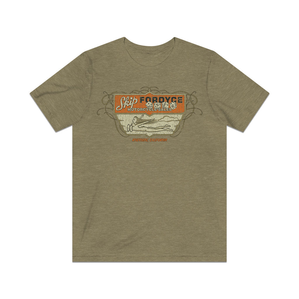 Skip Fordyce Motorcycle Sales 1941 Vintage Men's T-Shirt