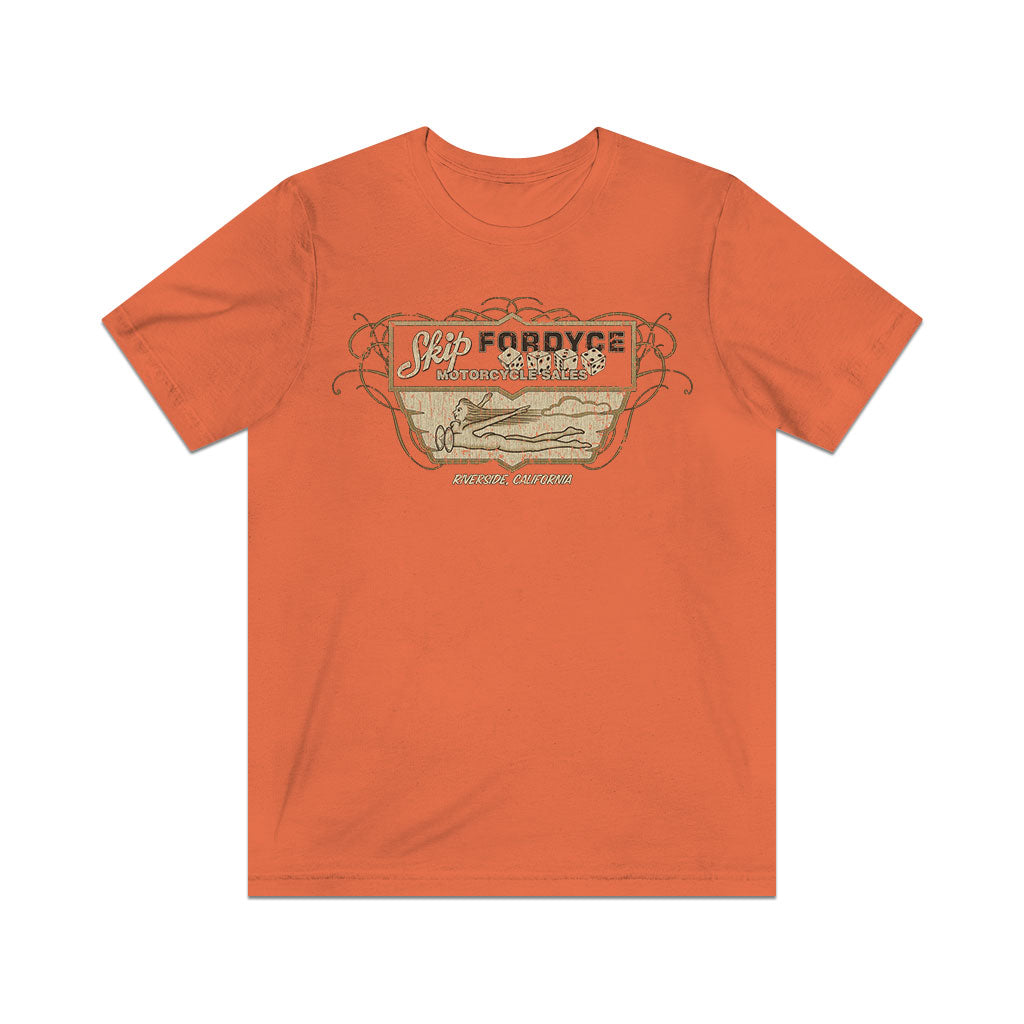 Skip Fordyce Motorcycle Sales 1941 Vintage Men's T-Shirt
