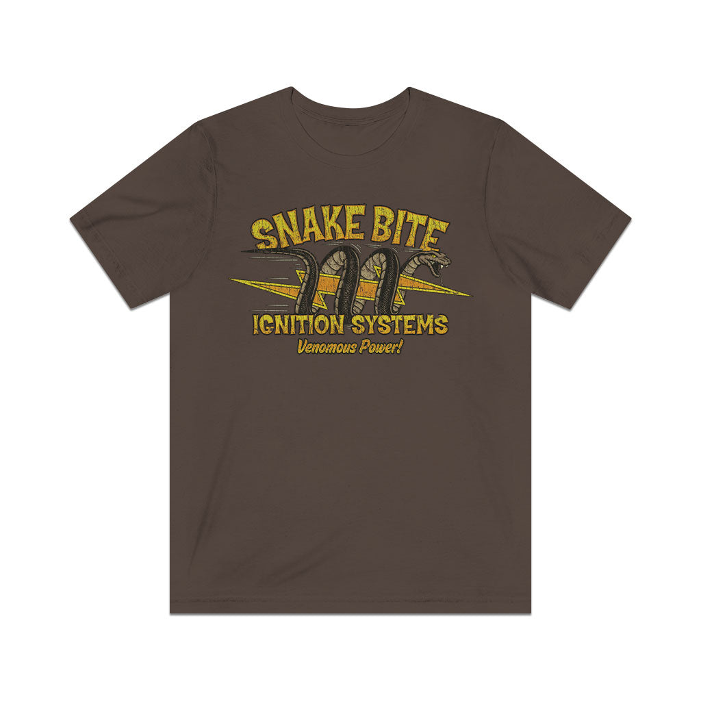 Snake Bite Ignition Systems 1985 Vintage Men's T-Shirt