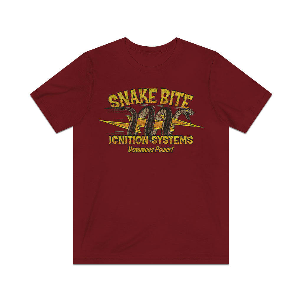Snake Bite Ignition Systems 1985 Vintage Men's T-Shirt