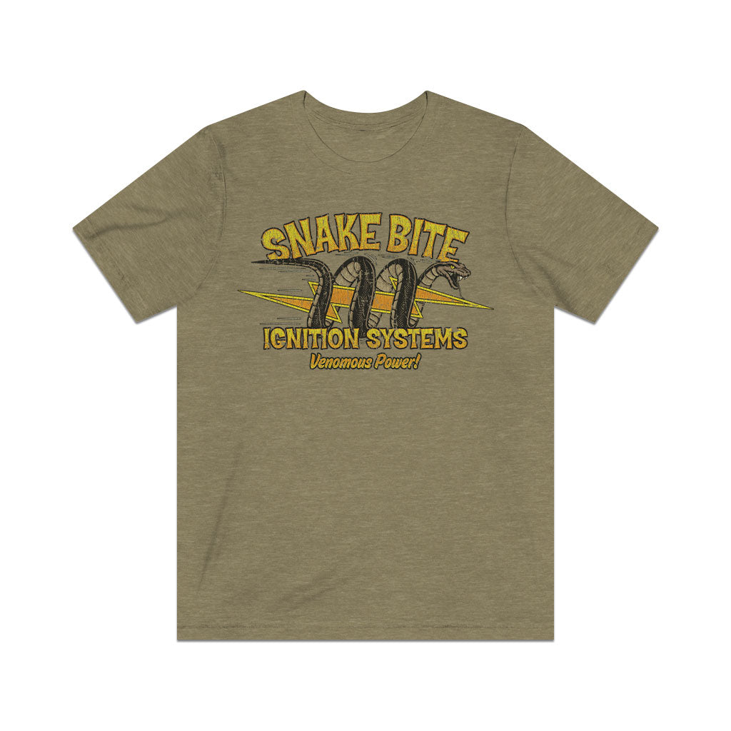 Snake Bite Ignition Systems 1985 Vintage Men's T-Shirt