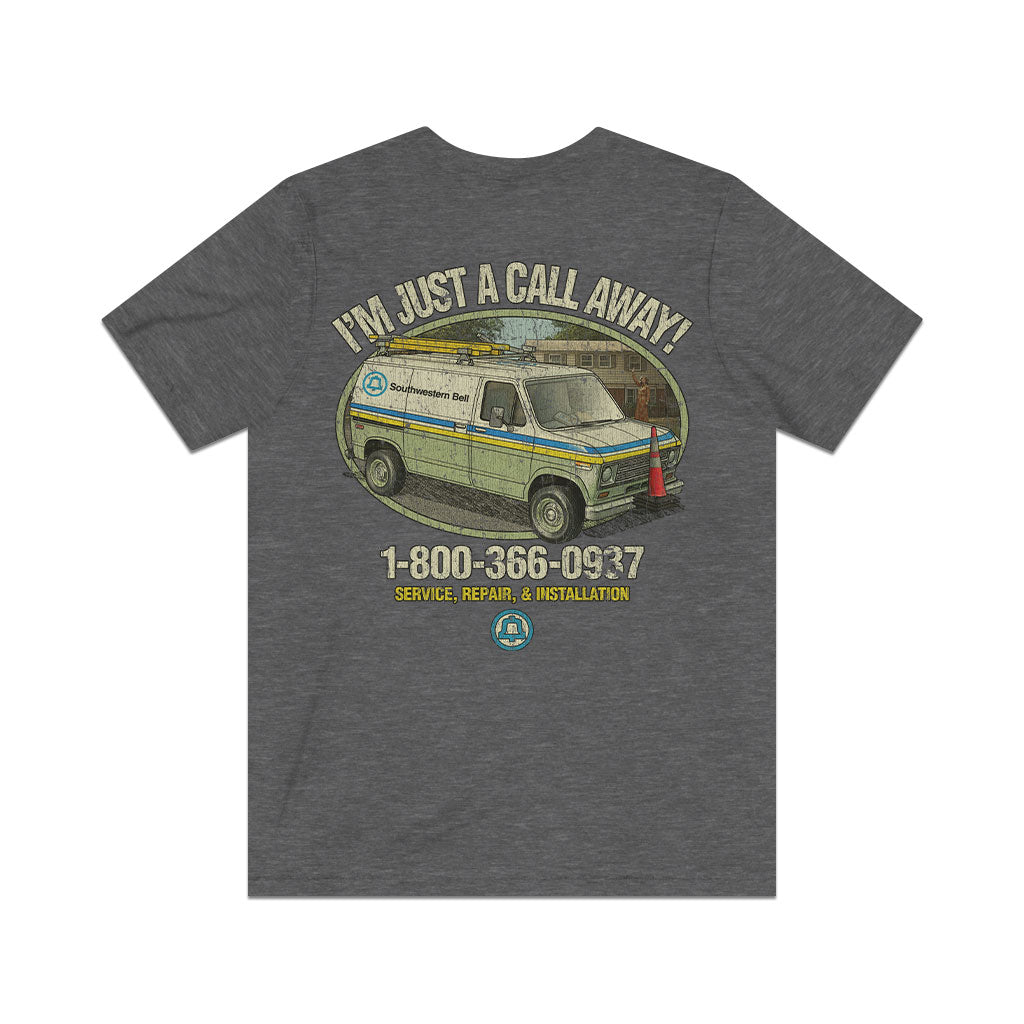 Southwestern Bell Service 1975 F/B Vintage Men's T-Shirt