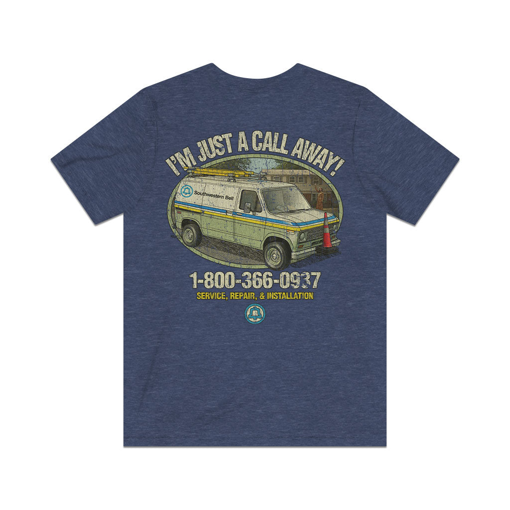 Southwestern Bell Service 1975 F/B Vintage Men's T-Shirt