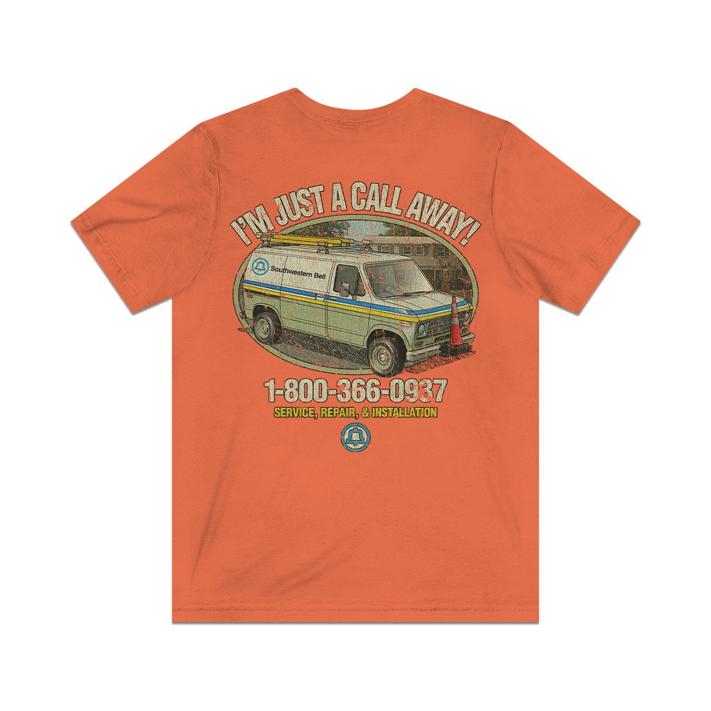 Southwestern Bell Service 1975 F/B Vintage Men's T-Shirt