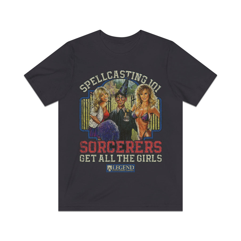 Spellcasting 101: Sorcerers Get All the Girls 1990 Vintage Men's T-Shirt