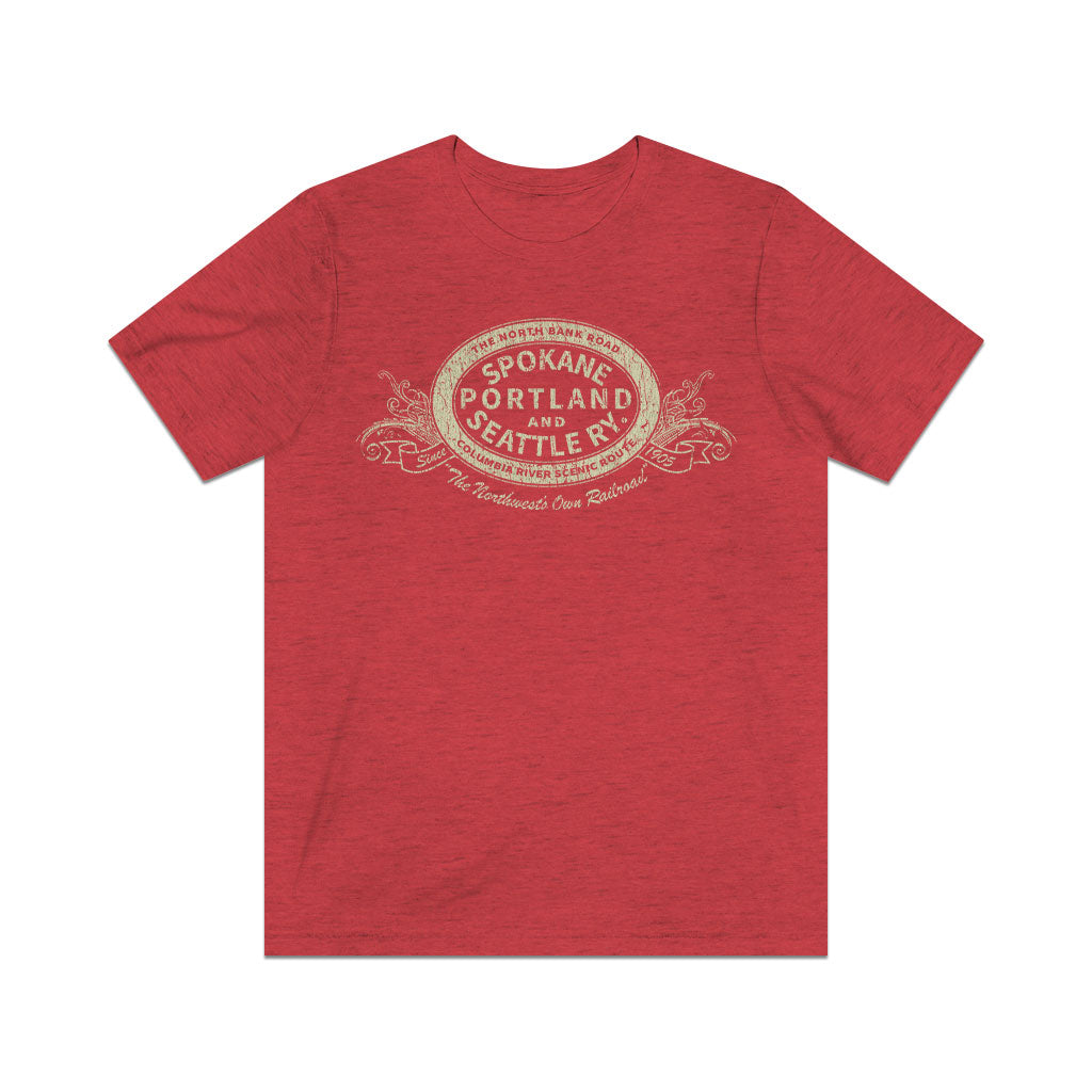 Spokane, Portland and Seattle Railway 1905 Vintage Men's T-Shirt