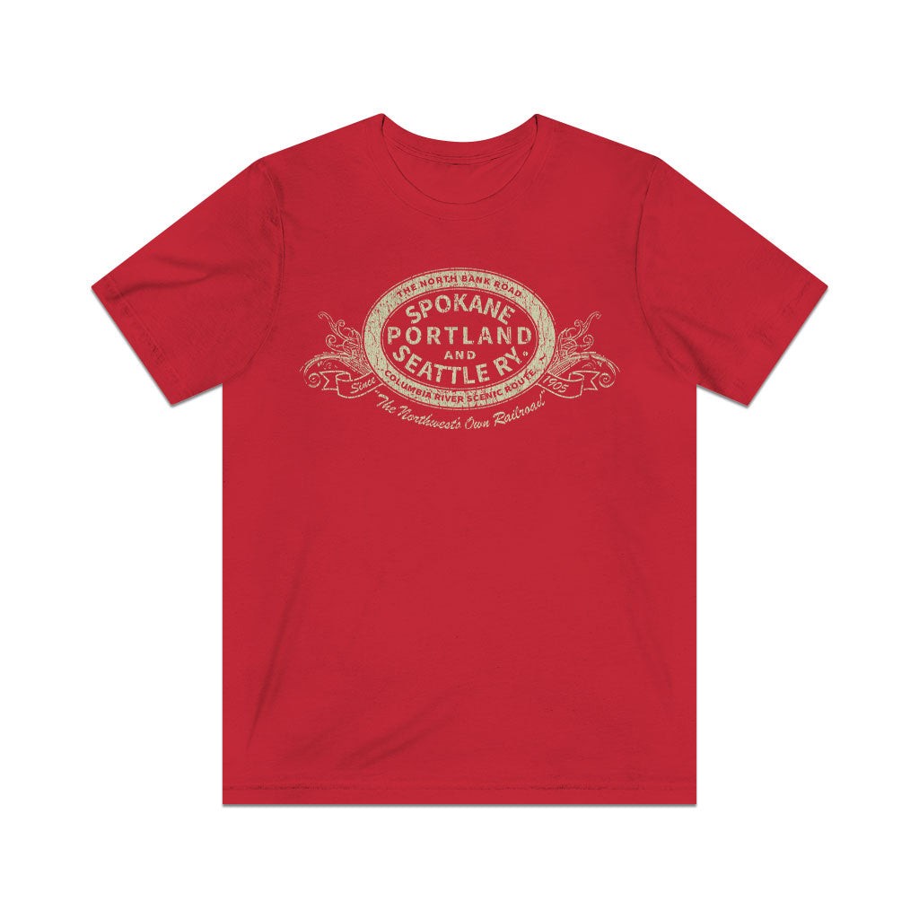 Spokane, Portland and Seattle Railway 1905 Vintage Men's T-Shirt