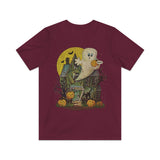 Spooky Ghost House 1978 Vintage Men's T-Shirt