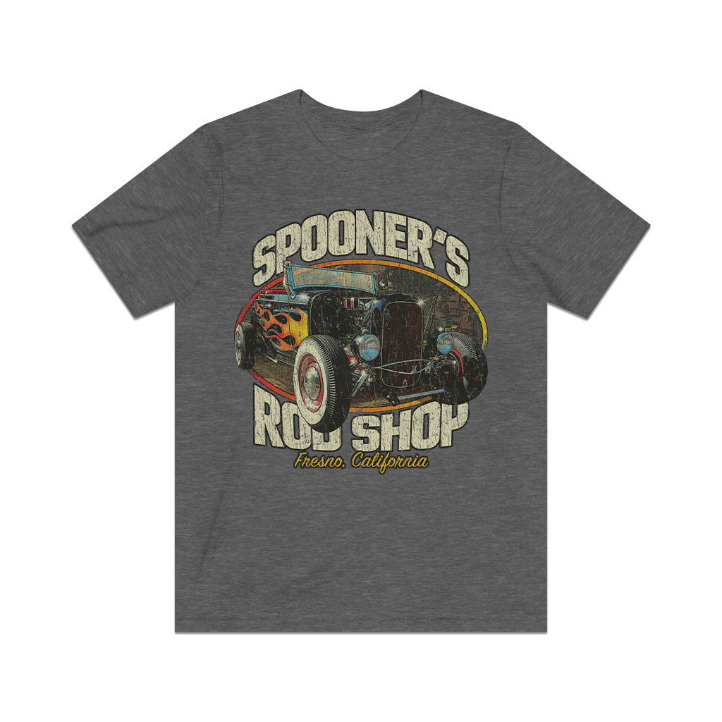 Spooner's Rod Shop 1977 Vintage Men's T-Shirt