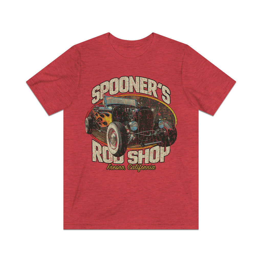 Spooner's Rod Shop 1977 Vintage Men's T-Shirt