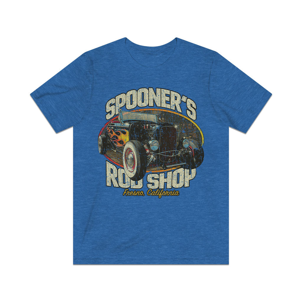 Spooner's Rod Shop 1977 Vintage Men's T-Shirt