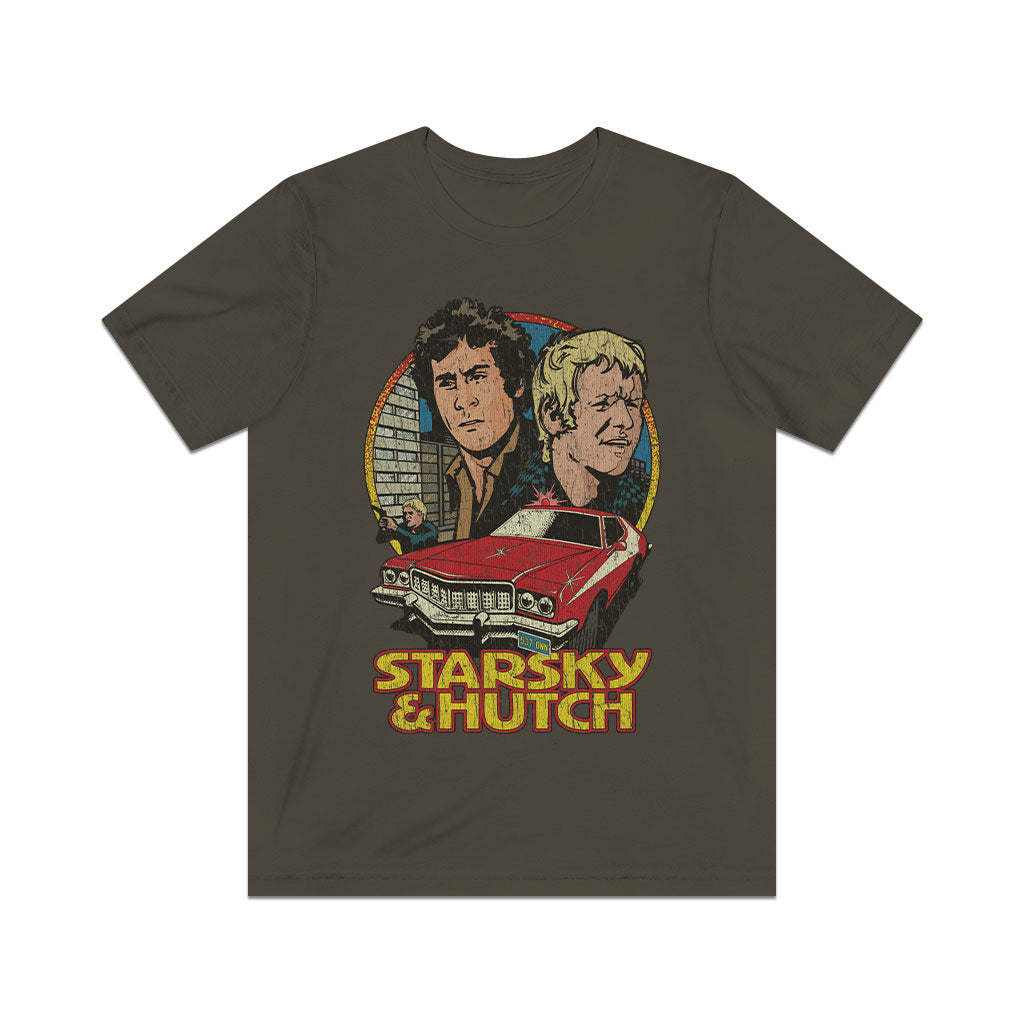 Starsky & Hutch Death Ride 1975 Vintage Men's T-Shirt