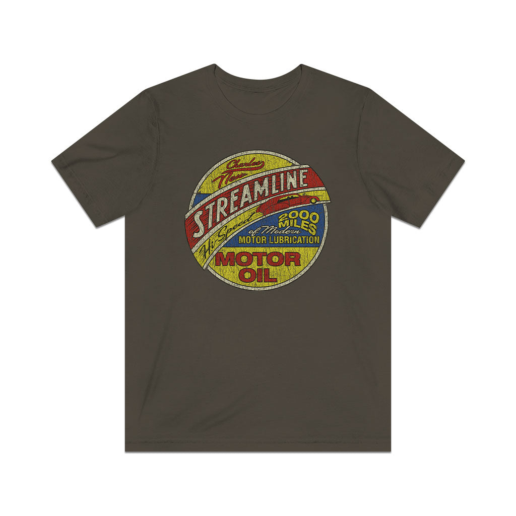 Streamline High Speed Motor Oil 1934 Vintage Men's T-Shirt