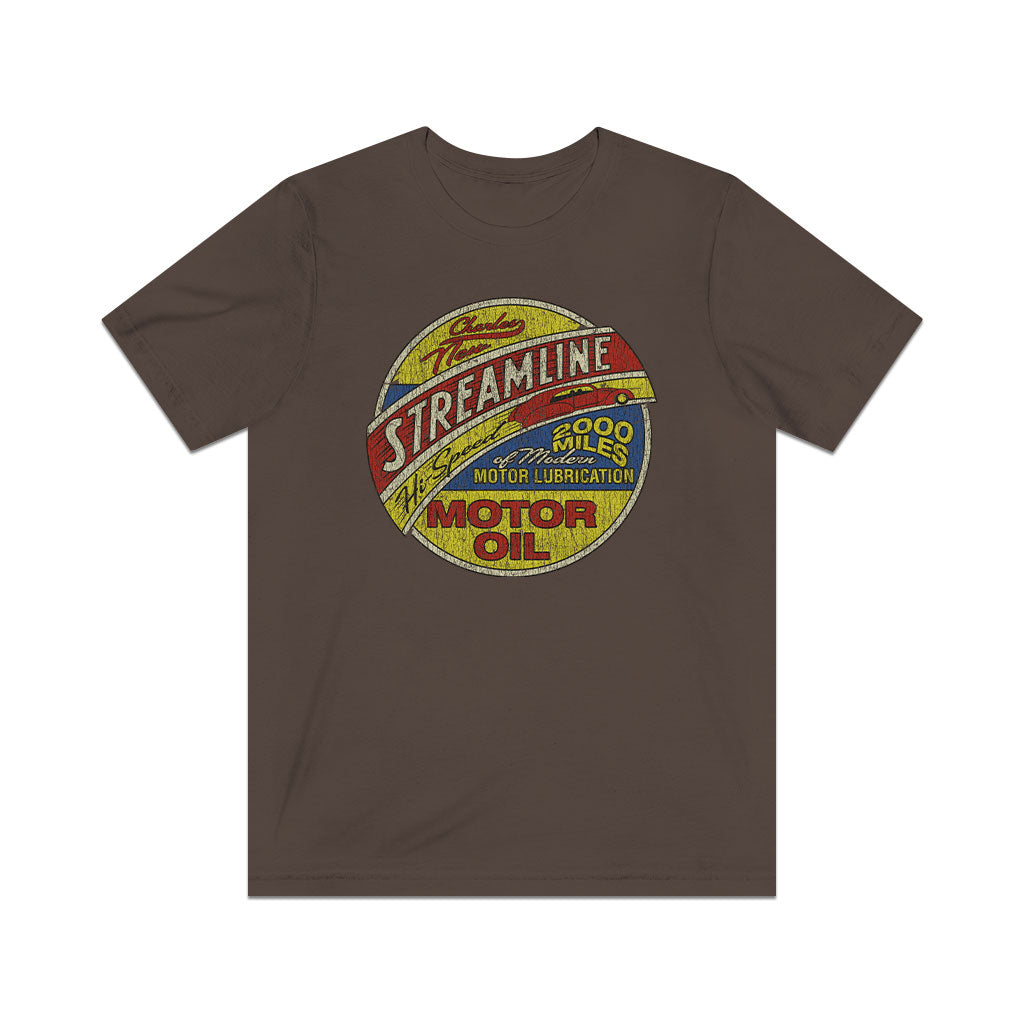 Streamline High Speed Motor Oil 1934 Vintage Men's T-Shirt