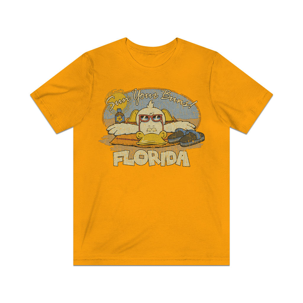 Sun Your Buns in Florida 1985 Vintage Men's T-Shirt