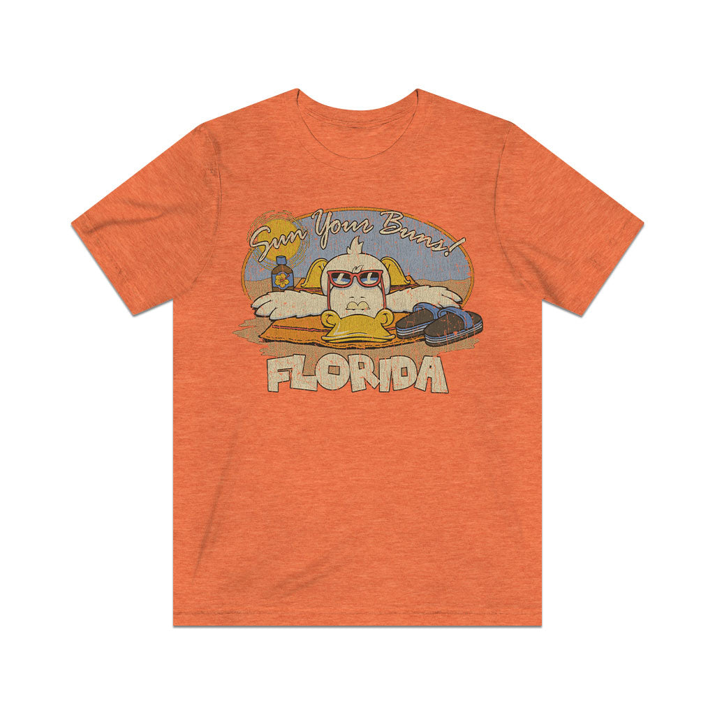 Sun Your Buns in Florida 1985 Vintage Men's T-Shirt