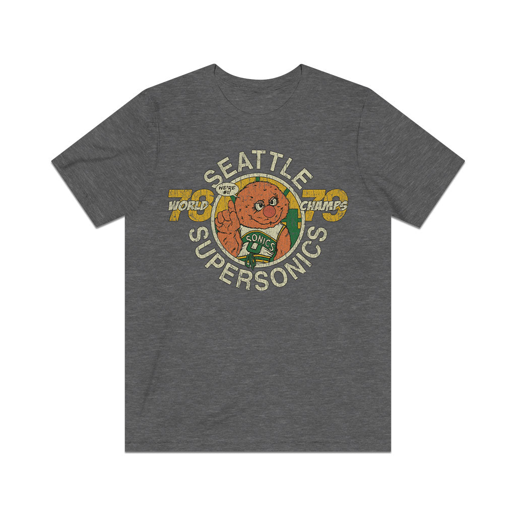 Supersonics We're Number One 1979 Vintage Men's T-Shirt