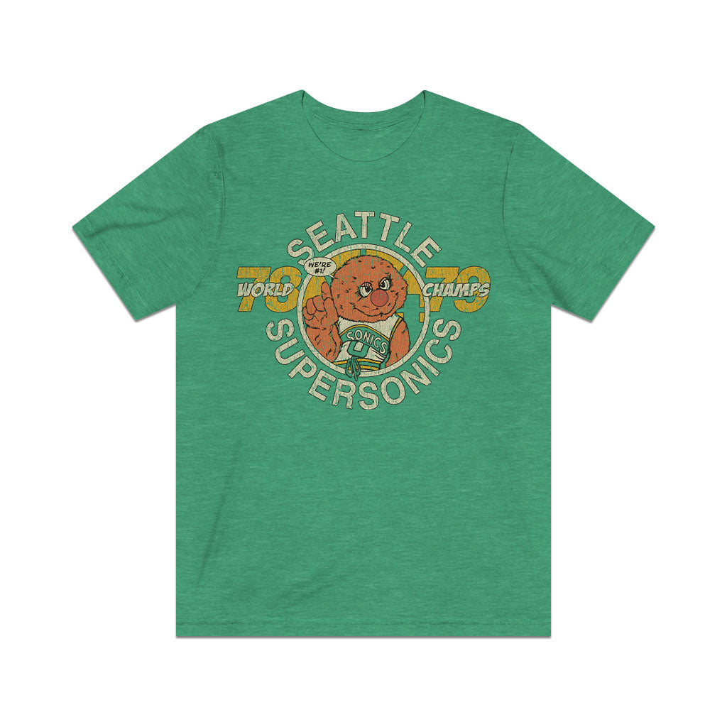 Supersonics We're Number One 1979 Vintage Men's T-Shirt