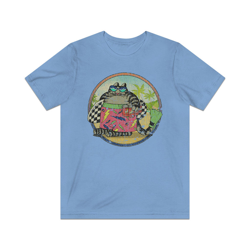 Surf Cat 1980 Vintage Men's T-Shirt