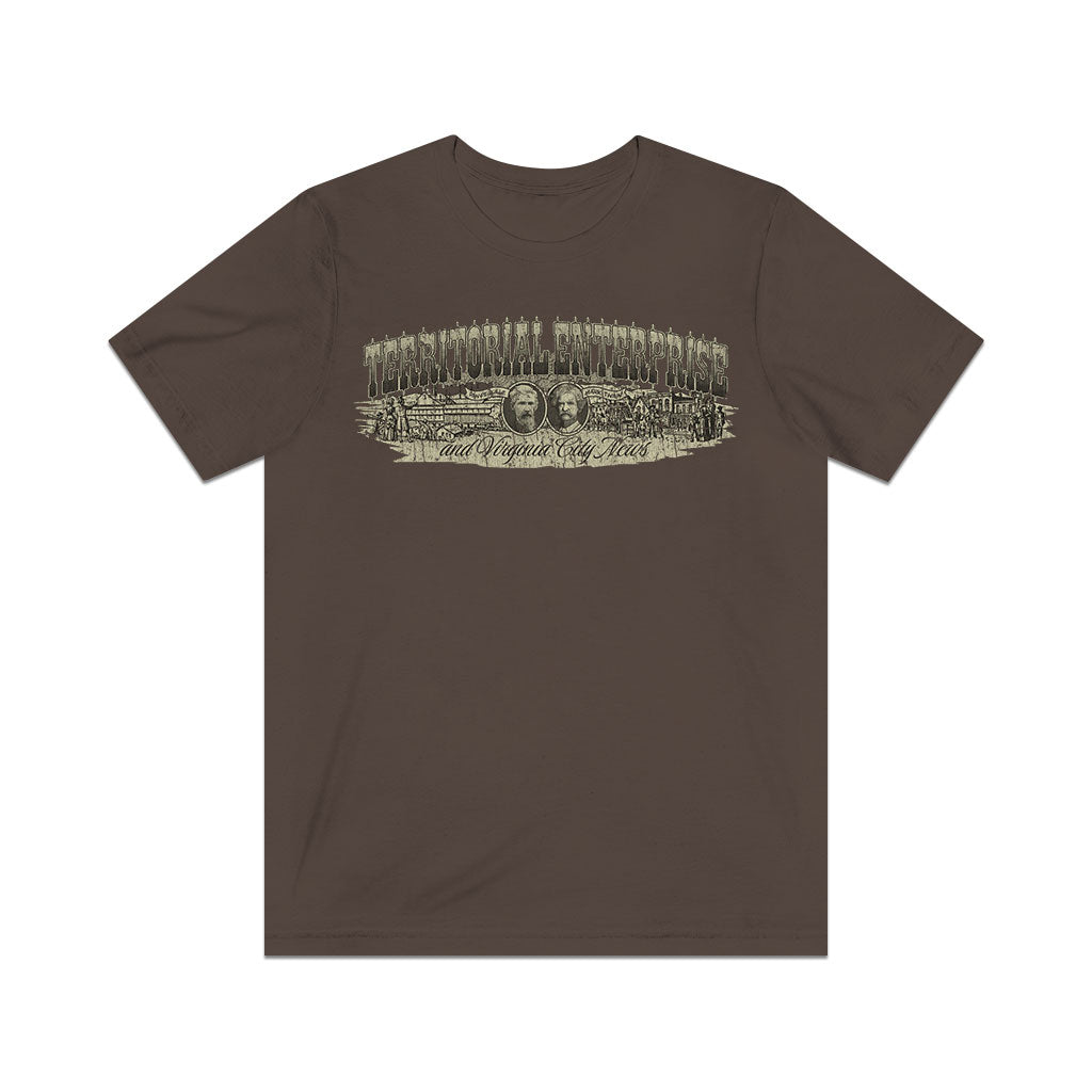 Territorial Enterprise and Virginia City News 1952 Vintage Men's T-Shirt