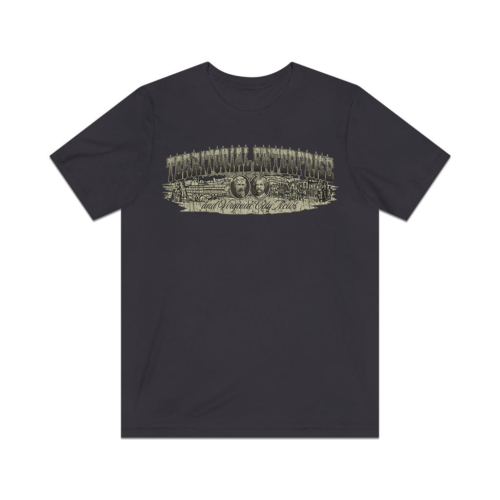Territorial Enterprise and Virginia City News 1952 Vintage Men's T-Shirt