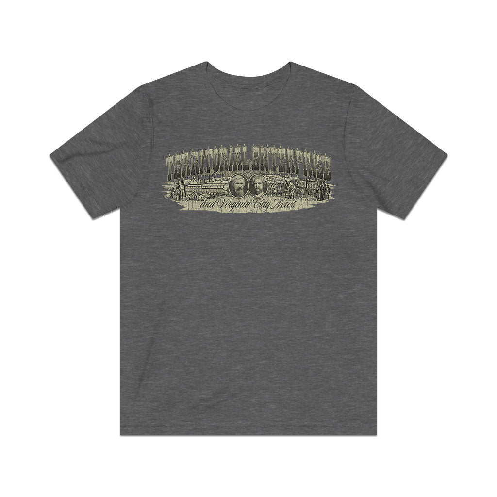 Territorial Enterprise and Virginia City News 1952 Vintage Men's T-Shirt