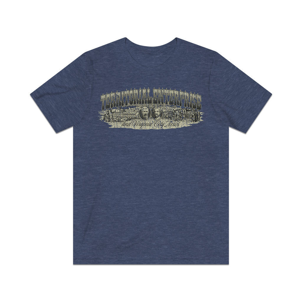 Territorial Enterprise and Virginia City News 1952 Vintage Men's T-Shirt
