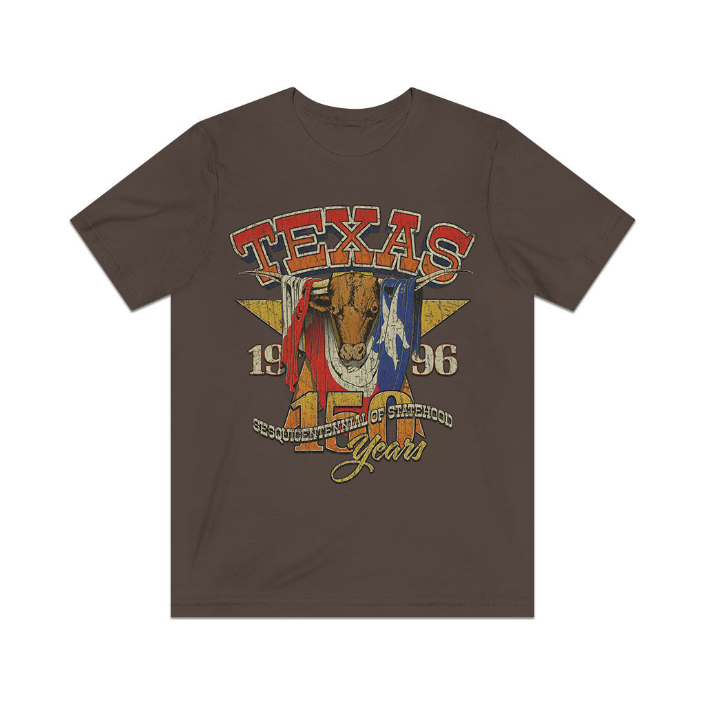 Texas Statehood Sesquicentennial 1996 Vintage Men's T-Shirt