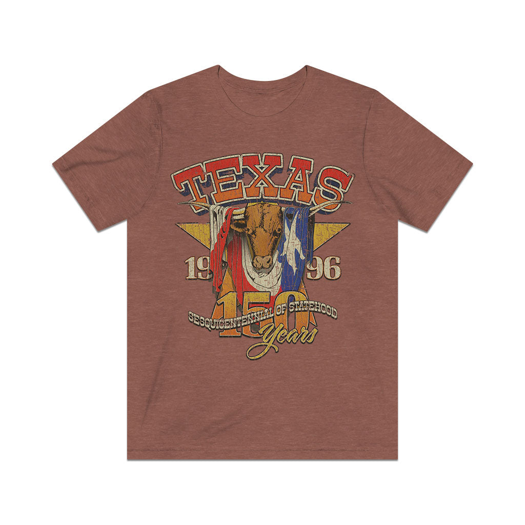 Texas Statehood Sesquicentennial 1996 Vintage Men's T-Shirt