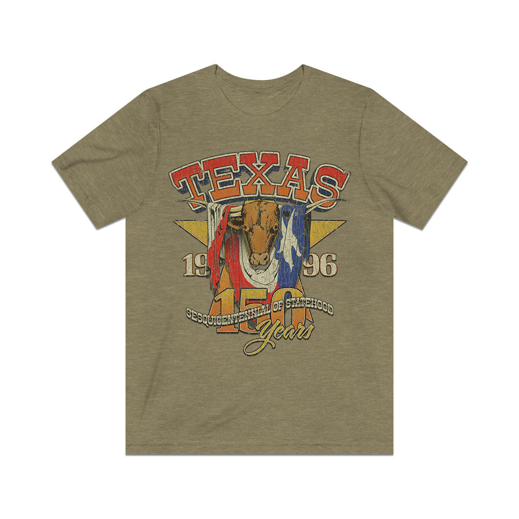 Texas Statehood Sesquicentennial 1996 Vintage Men's T-Shirt