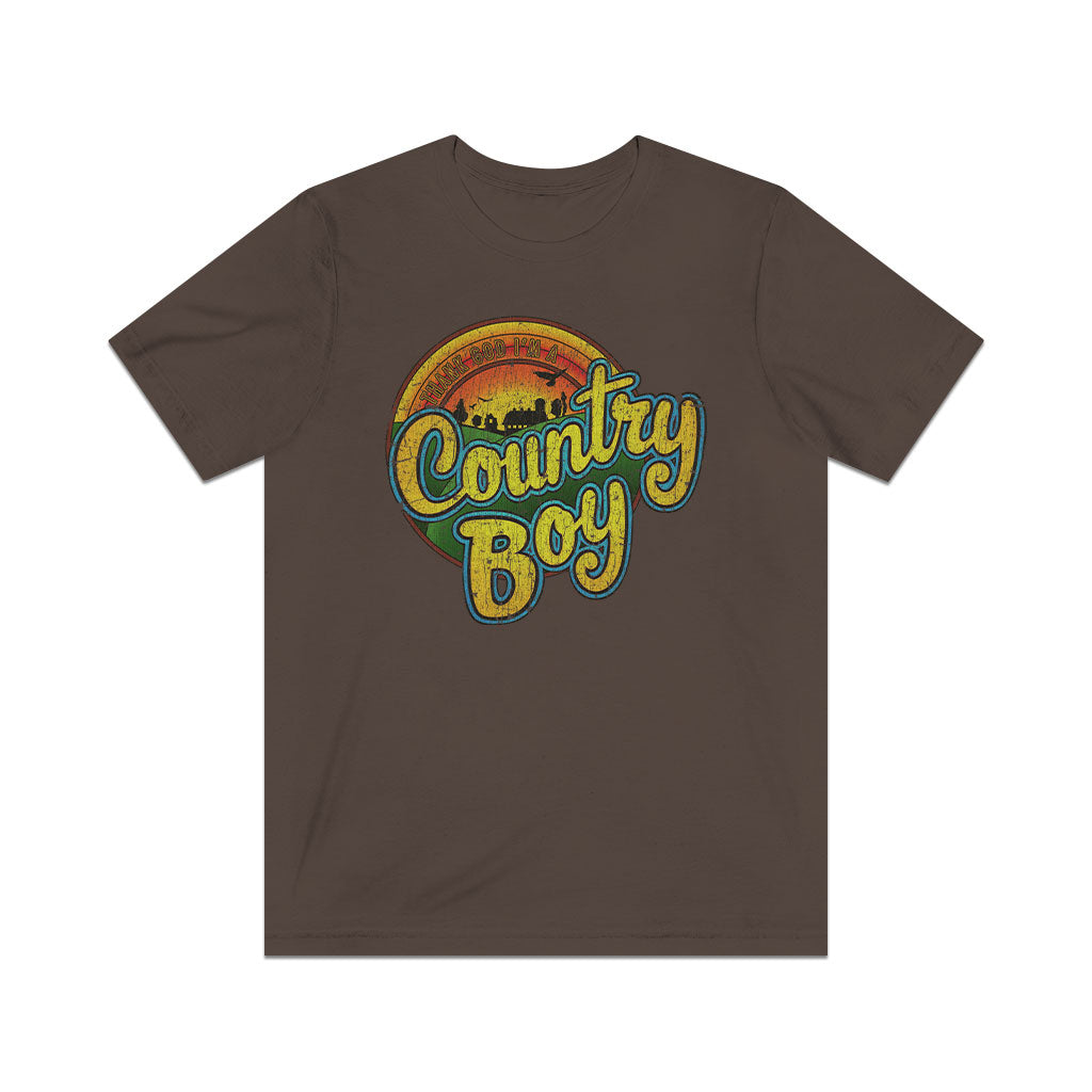 Thank God I'm a Country Boy 1980 Vintage Men's T-Shirt