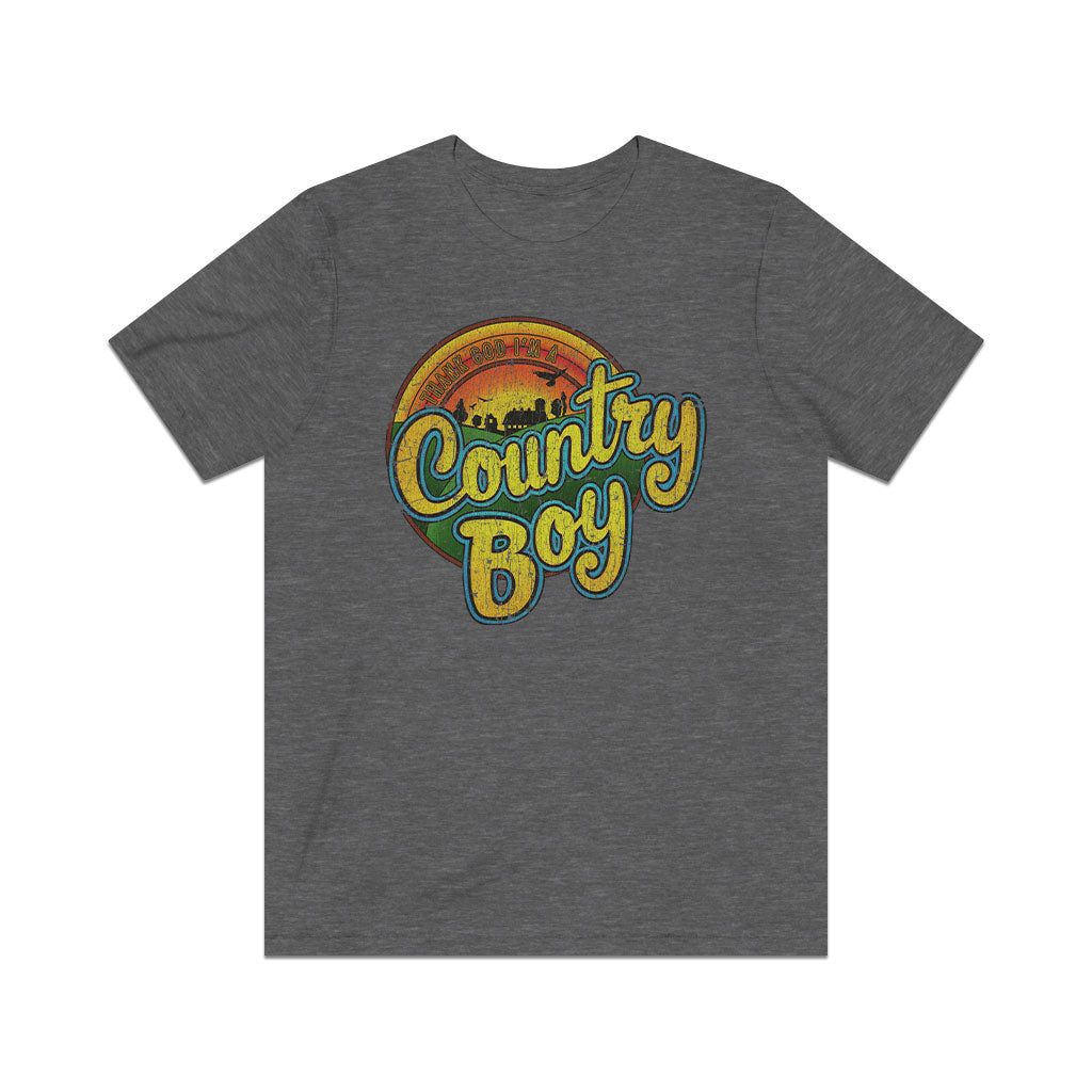 Thank God I'm a Country Boy 1980 Vintage Men's T-Shirt