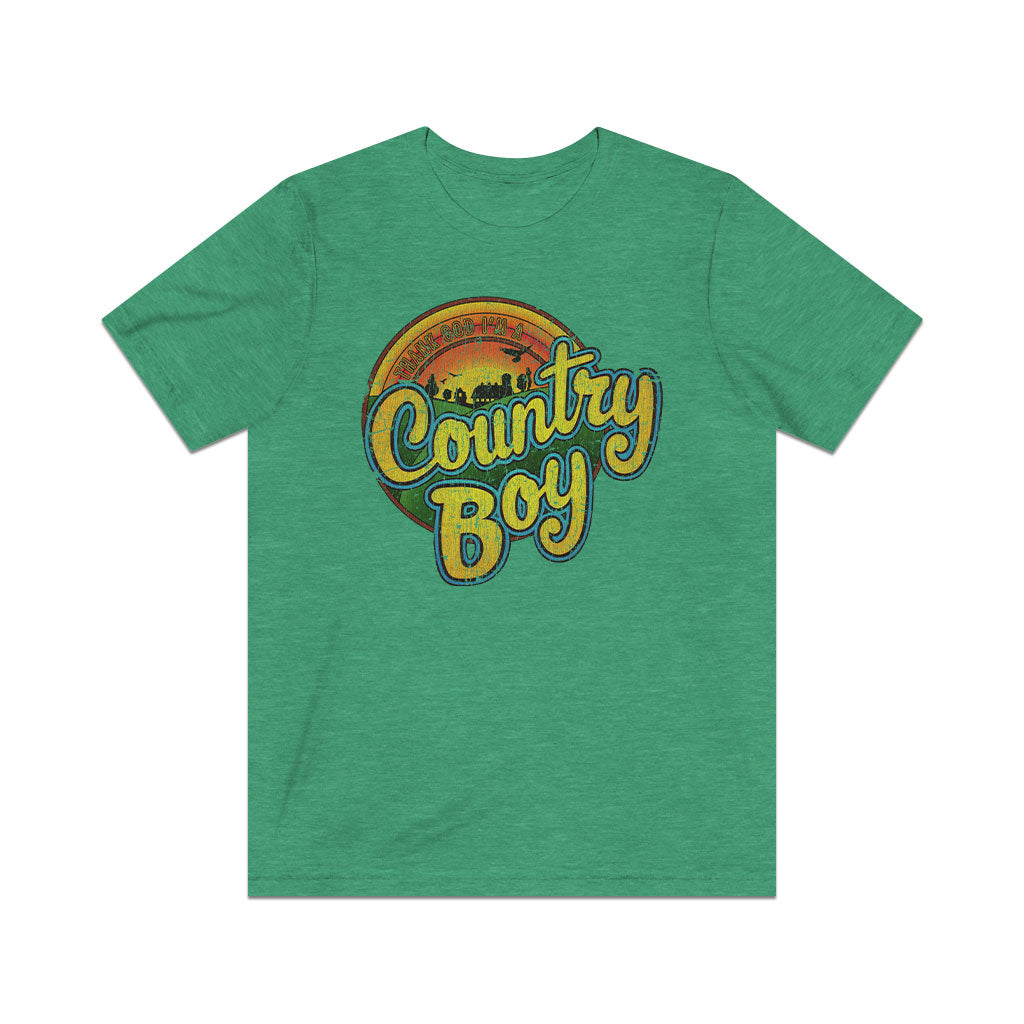 Thank God I'm a Country Boy 1980 Vintage Men's T-Shirt