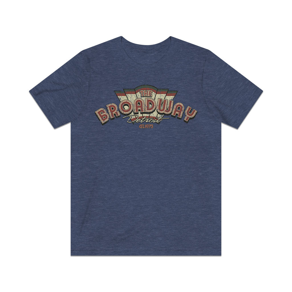 The Broadway Detroit 1975 Vintage Men's T-Shirt