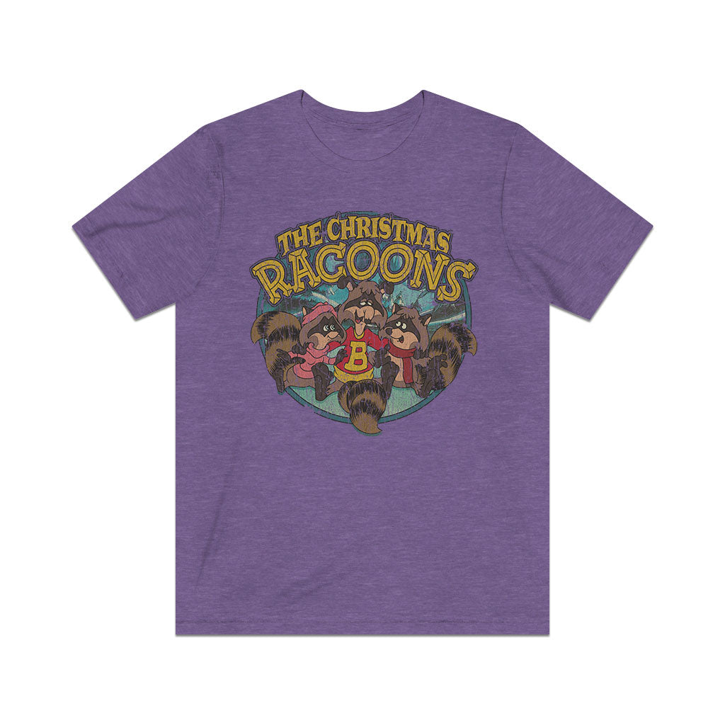 The Christmas Raccoons 1980  Vintage Men's T-Shirt
