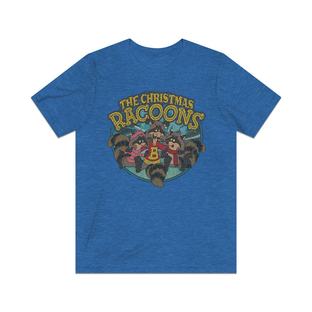 The Christmas Raccoons 1980  Vintage Men's T-Shirt