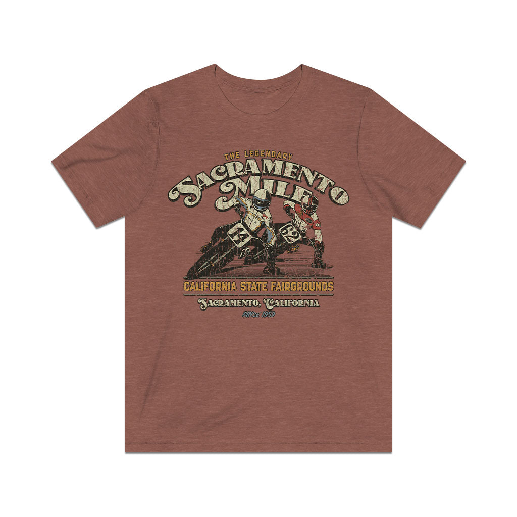 The Legendary Sacramento Mile 1959 Vintage Men's T-Shirt