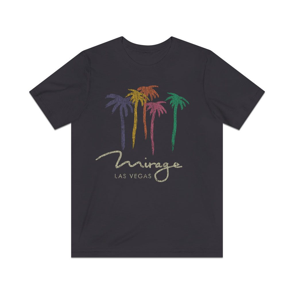 The Mirage Rainbow Palms 1989 Vintage Men's T-Shirt