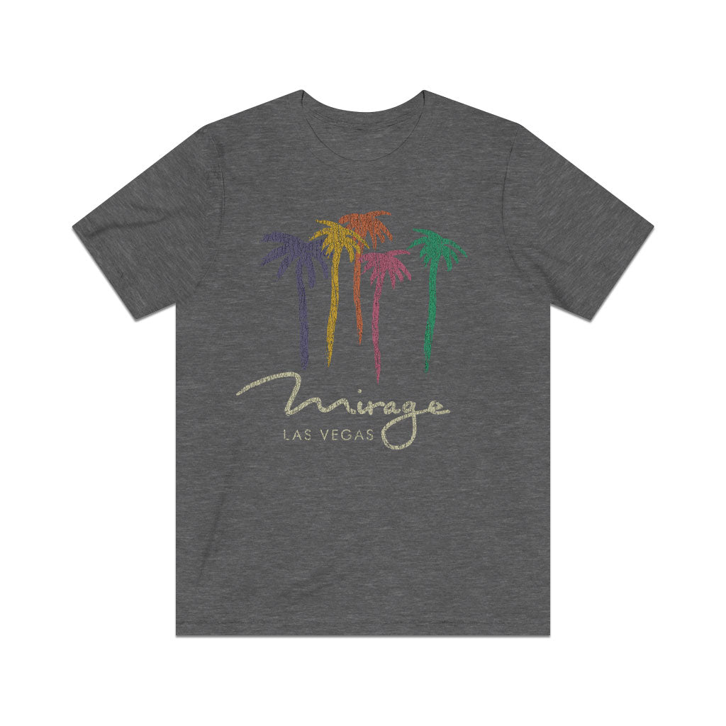 The Mirage Rainbow Palms 1989 Vintage Men's T-Shirt