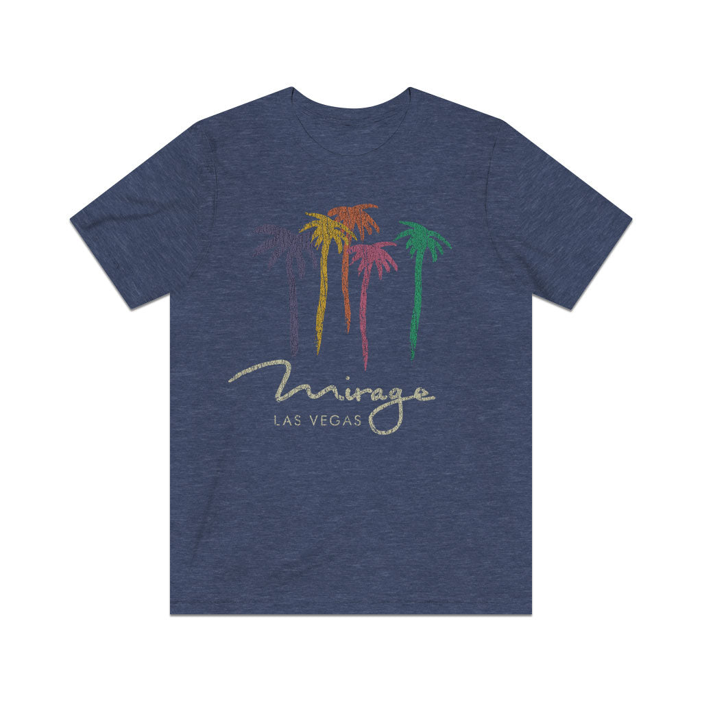 The Mirage Rainbow Palms 1989 Vintage Men's T-Shirt