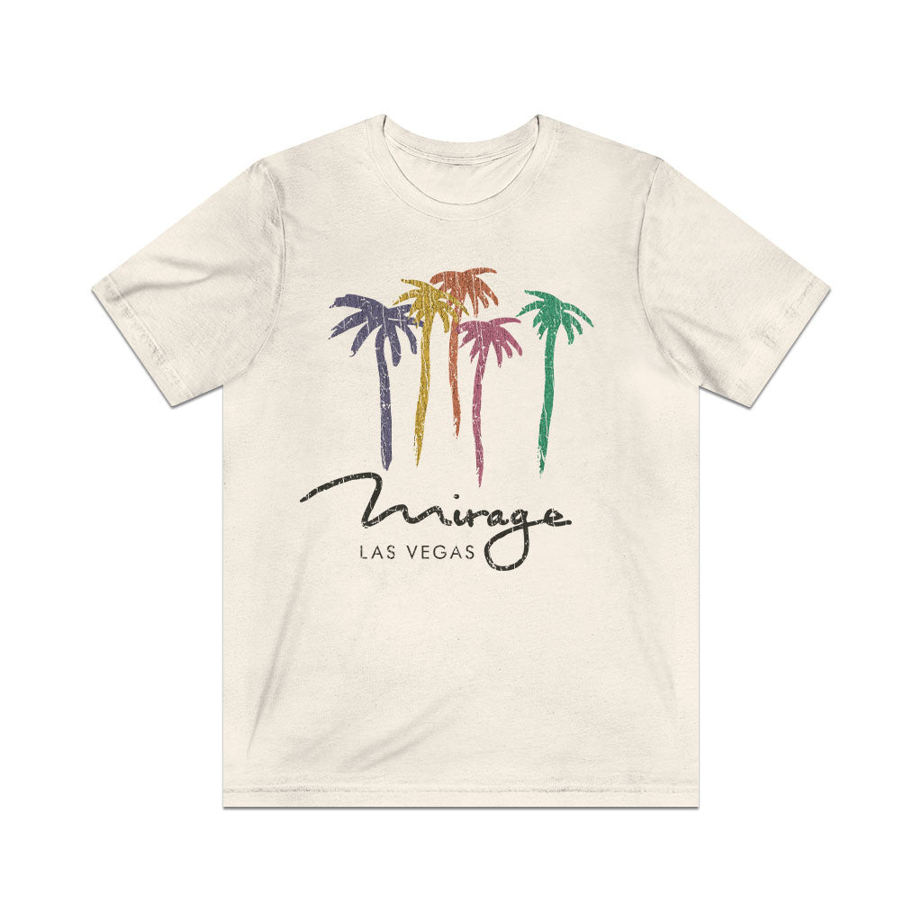 The Mirage Rainbow Palms 1989 Vintage Men's T-Shirt