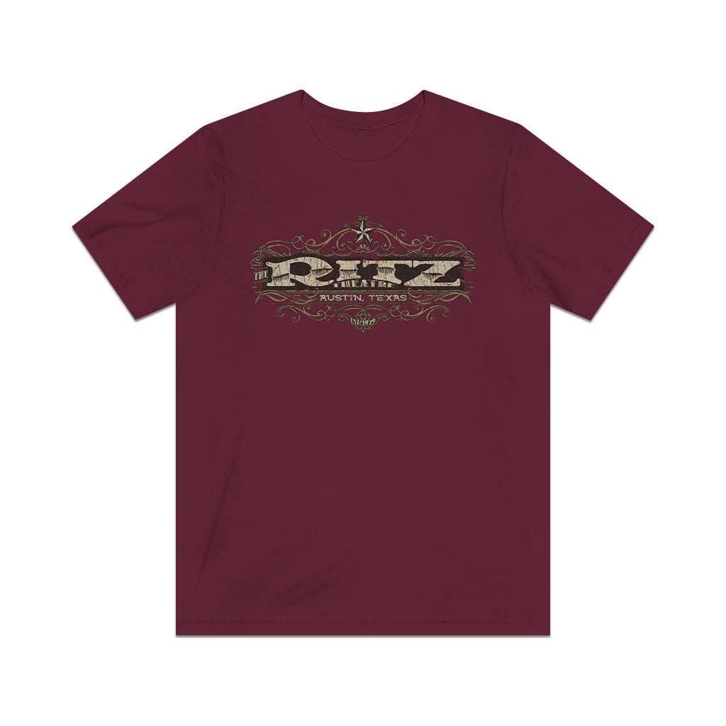 The Ritz Theatre Austin 1929 Vintage Men's T-Shirt